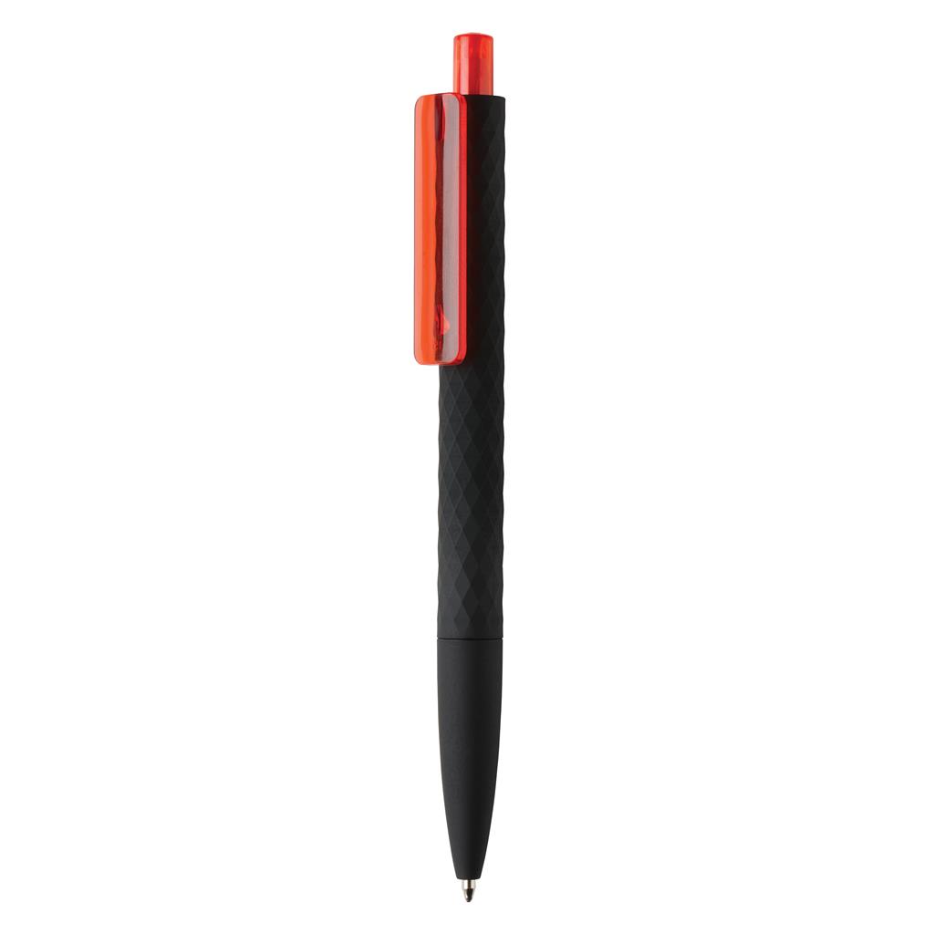 X3 zwart smooth touch pen-Rood