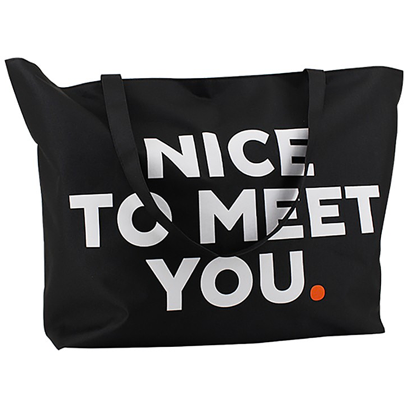 XXL shopping bag-Zwart
