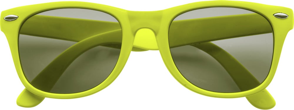 Zonnebril klassiek met UV 400 bescherming-Lime